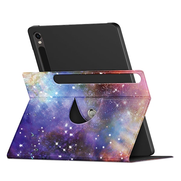 Roterande Stativfodral för Samsung Galaxy Tab S9 SM-X710,SM-X716B,SM-X718U PU Läder Tabletfodral