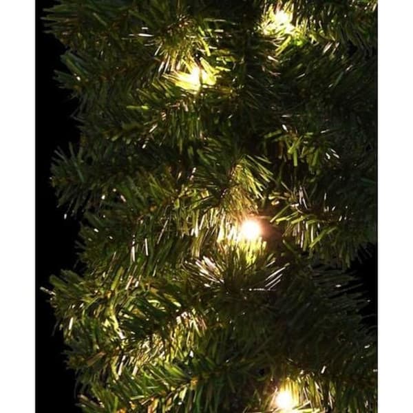 vidaXL 10 m LED Julekrans Blanc