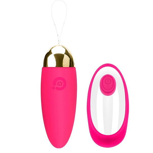 10 vibrasjonsmoduser Vanntett oppladbar trådløs fjernkontroll Vibrator for kvinner An Hot pink