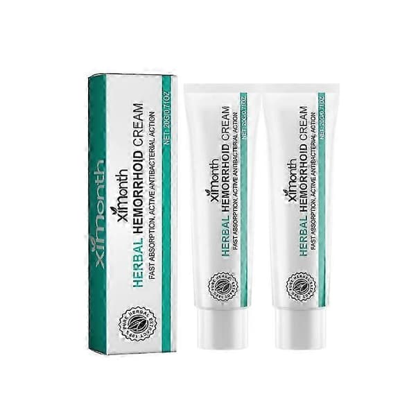 1-5x Urte Hæmorider Creme Effektiv Sikker Sund Beroligende Anus Og Fjernelse 20g 2PCS