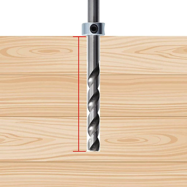 Varm höjdmätningslinjal för W/magnetisk träbearbetningshjälp för W/magnetisk borrbitgränsläge