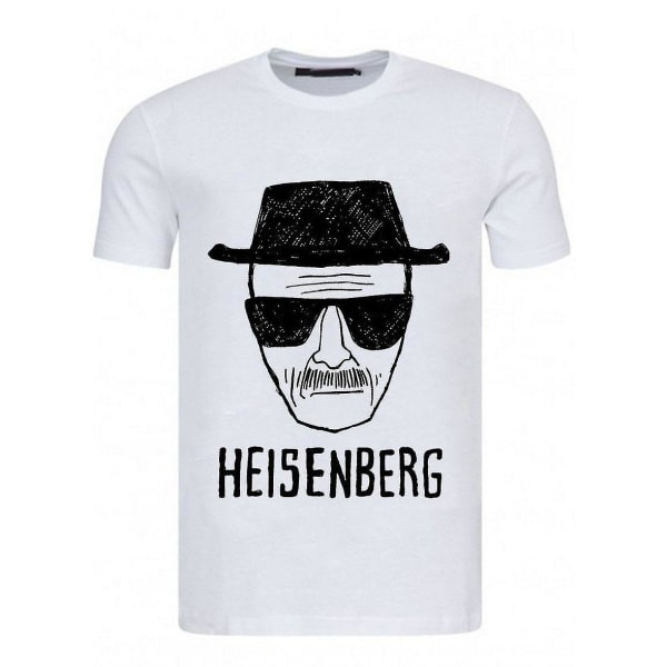 Heisenberg Breaking Bad White Tee T Shirt White XXXL