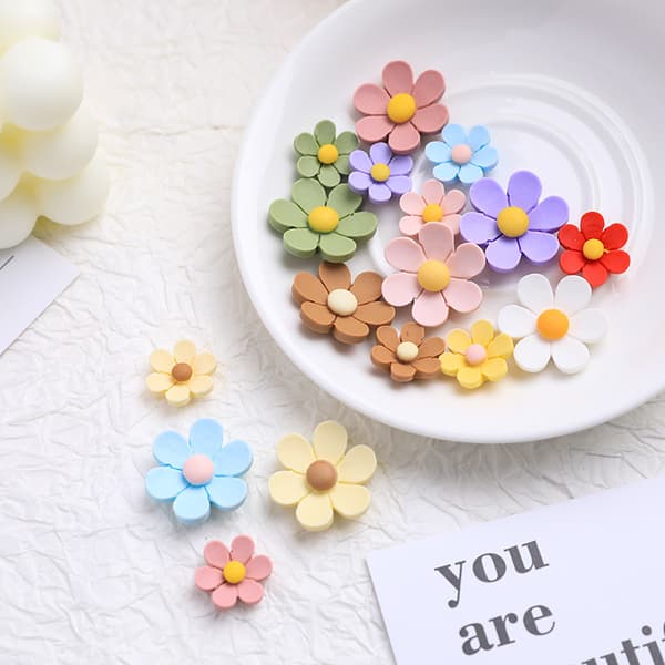 Söta blomstermagneter för kylskåp 3D starka magneter för kylskåp