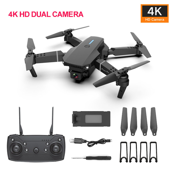 Drone 4k Profesional Hd Dual Camera Drone Wifi 4k Real-time Transmission Fpv Drones Collapsible Quadcopter Toy