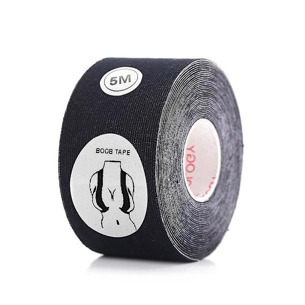 Rintateippi Rintaliivinsuoja Booby Lift Push Up Näkymätön Tarra Musta Black S - 2.5CM x 5.0M