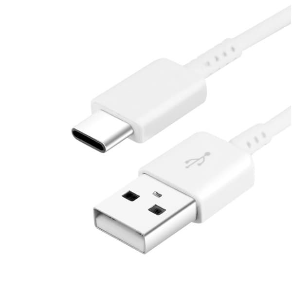 Samsung Original USB-C EP-DW700CWE, 150 cm - Hvit White Vit