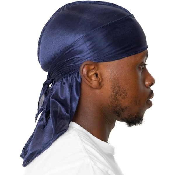 Durag do-rag dew-rag doo-rag Dark blue Mörkblå