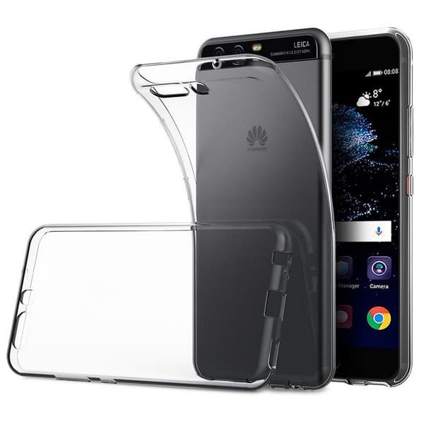 Huawei P10 Plus - Transparent TPU-deksel size 30