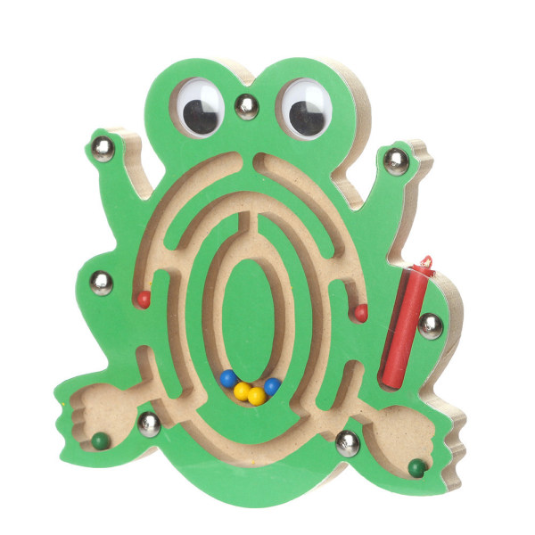 Magnetisk labyrintlegetøj til børn Børnelegetøj i træ Intellektuelt puslespil i træ A
