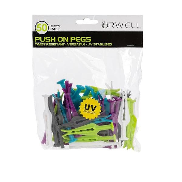 Klyper med trykkfeste 50pk One Colour One Size