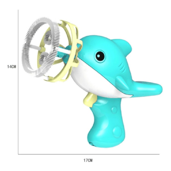 Automatisk delfinboblemaskine tegneserie sommer fritidslegetøj udendørs 100ML