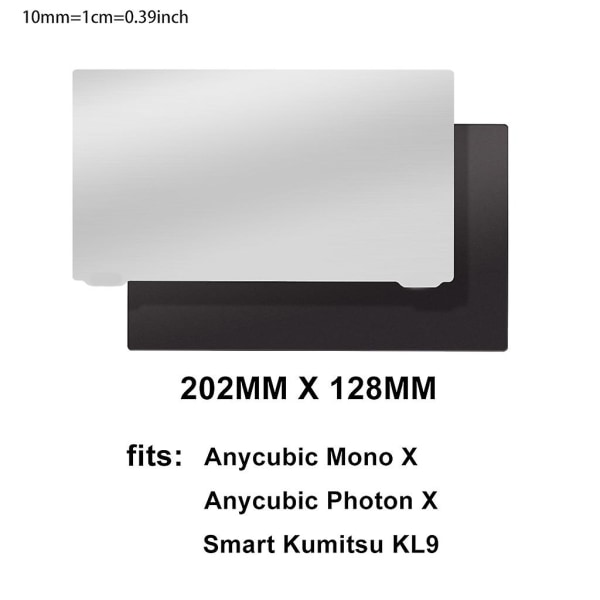Resin Magnetic Flexible Steel Plate Flex Bed For Anycubic Mono X Creality 1 sett