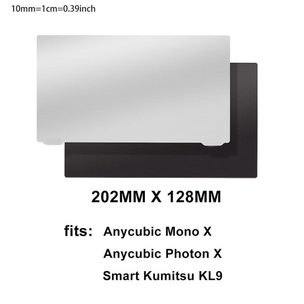 Resin Magnetisk Fleksibel Stålplade Flex Seng Til Anycubic Mono X Creality 1 Sæt