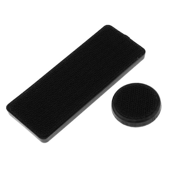 Slitstark Longboard POB Fingers Palm Slide Pucks Set för Downhill 4Pcs Black Rectangle