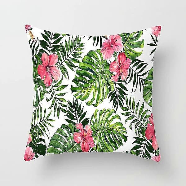 45x45cm Växt Bomull Heminredning Soffa Bil Kudde Örngott