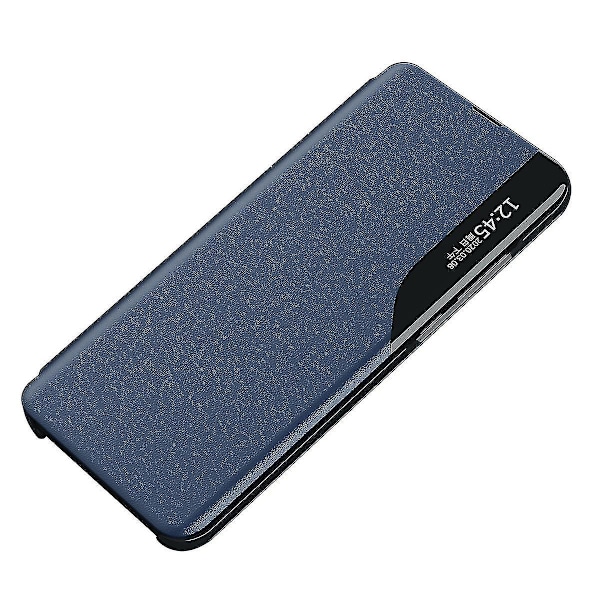 For Honor Magic 5 Lite 5g /x9a 5g PU-skall Side View Window Stand Case Telefondeksel