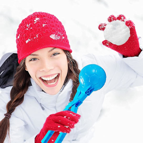4 stycken snöbollsmaskiner leksaker snöleksakssats snöbollsmaskin klämma snöbollsmaskin snöbollsklipp snöbollsmaskin verktyg strand sandleksak kul vinter utomhus