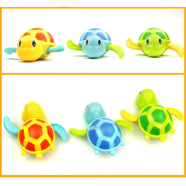 Baby Kids Multi-typ Wind Up Tortoise Chain Baddusch Clockwork Toy