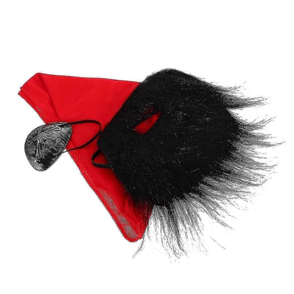 2026 Pirattilbehør Pirat Cosplay Rekvisitter til Halloween Temafester Multi Materiale Rollespil 1 Sæt