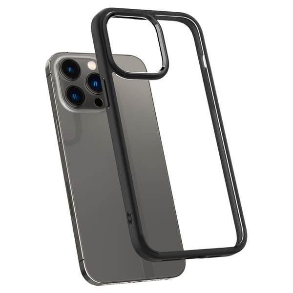 Spigen Ultra Hybrid Mat Sort Skal til iPhone 14 Pro[JUN] 80
