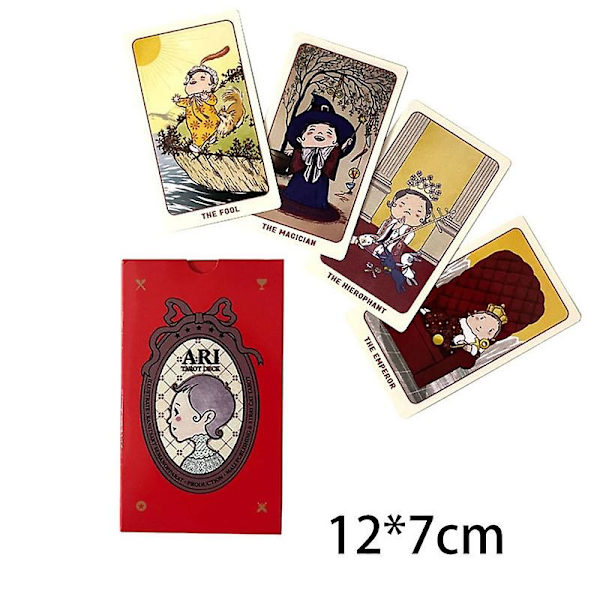 12x7cm Ari Tarot -korttipeli