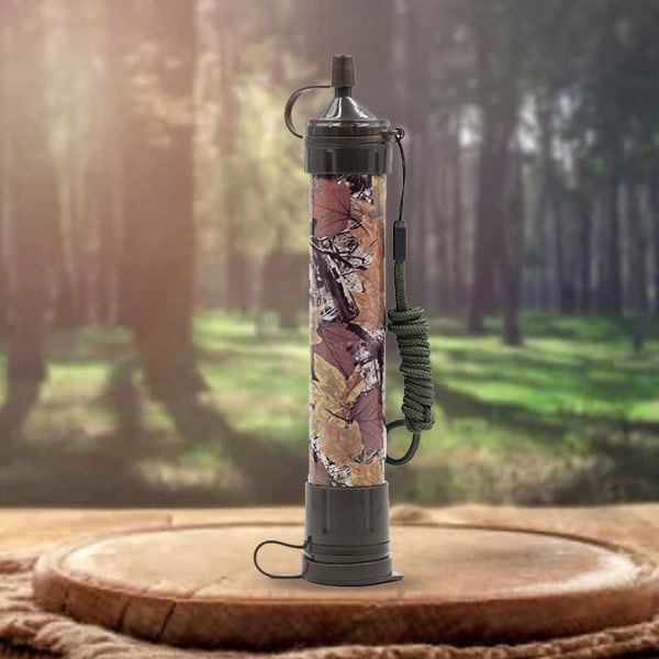 Utomhus Mini Vattenfilter | Nödvattenfilter, Bärbart Personligt Vattenfilter, Vattenreningssystem för Överlevnad