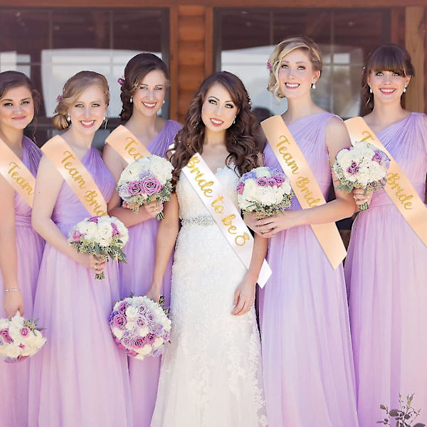 Hen Party Accessories Sashes Sets - Bride To Be Och Team Bride Sashes