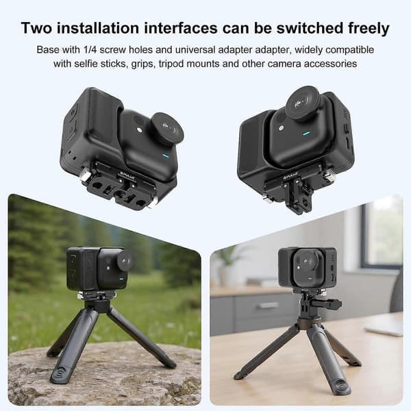 För Insta360 GO Ultra PULUZ Magnetisk Snabbfäste Basfäste