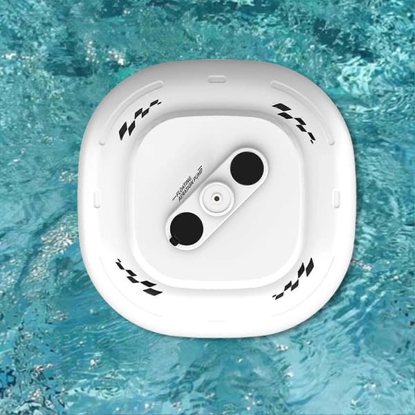 Ate-lufter 2000mAh batteri Vanntett magnetisk lading Flytende elektrisk lufter White