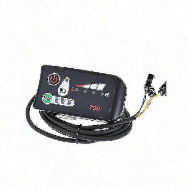 36V Elcykel Speedometer med LED Strømdisplay, 6km Booster, 790m Rækkevidde