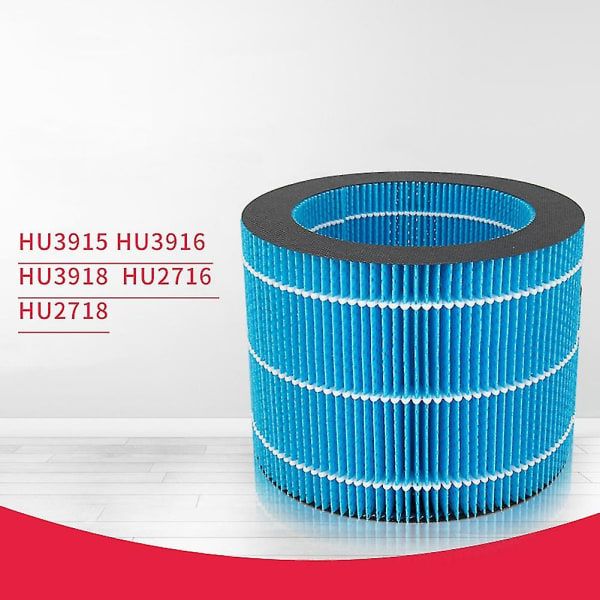 Hepa Filter kompatibla luftfuktare Filter Hu3915/hu3916/hu3918/hu2716/hu2718/fy3446 Modeller Ersättnings-d Blue
