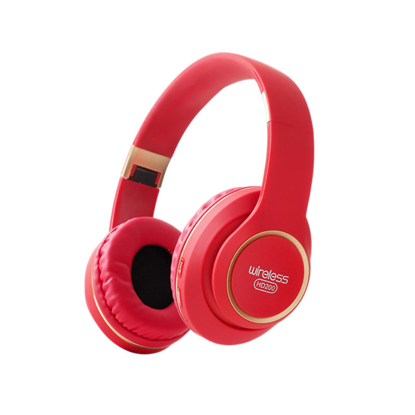 Högt värde och högt Headset Bluetooth Headset Trådlöst samtal Headset Subwoofer Live 5.0 Bluetooth Headset Röd Red