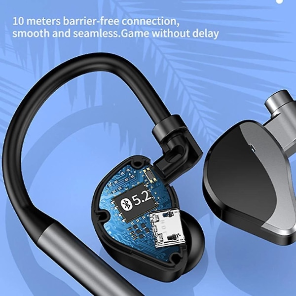 Trådlöst Bluetooth headset Bluetooth -headset med ett öra Handsfree Trådlöst headset Blå Blue
