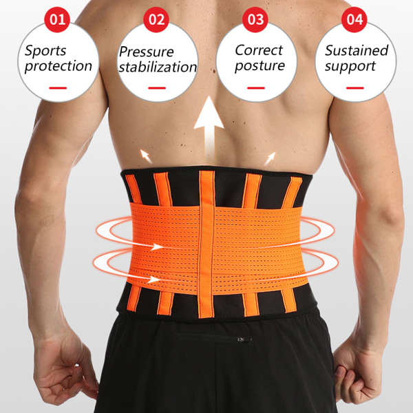 Ryggstöd för att lindra smärta i nedre delen av ryggen, stödbälte 3267 |  Fyndiq