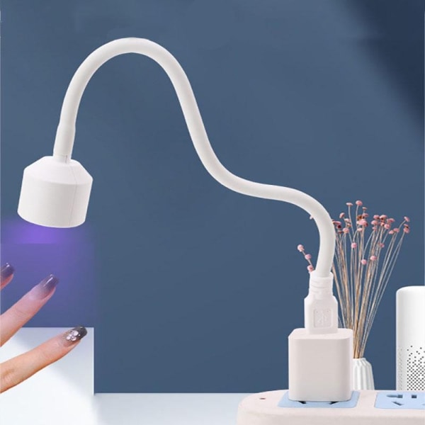 Mini Nageltork UV LED-lampa Vikbar USB -lampa för Nagellackstorkning
