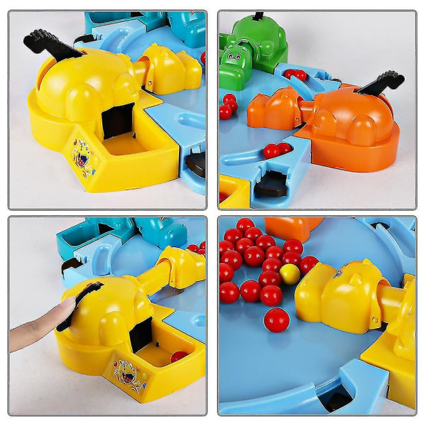 Brädspel Pedagogisk leksak Hungry Hippo Swallow Beads Bordsspel Brädspel