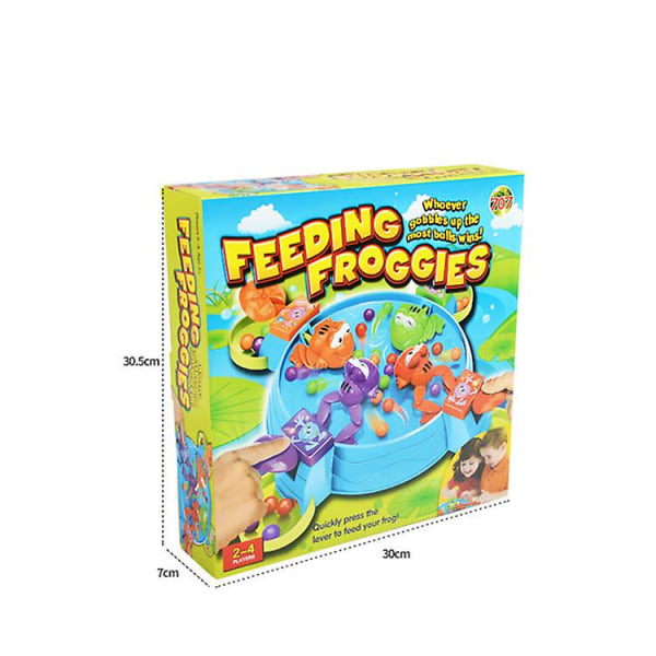 Frog Feeding Brädspel Feeding BeansToy (4 Person Play)