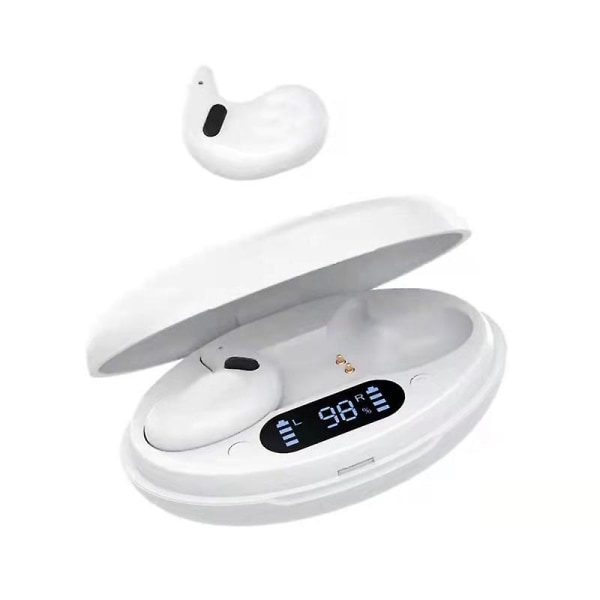 Sleep 5.3 Bluetooth Headset Tws Hörlurar Trådlöst Headset Vattentätt brusreducering Sport Bluetooth Headset vit white