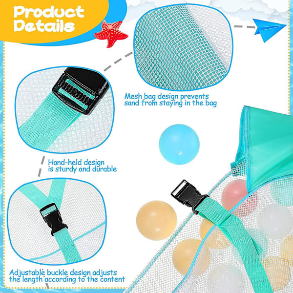 Hängande Net Pool Float Förvaring Justerbar Poolväska Organizer för