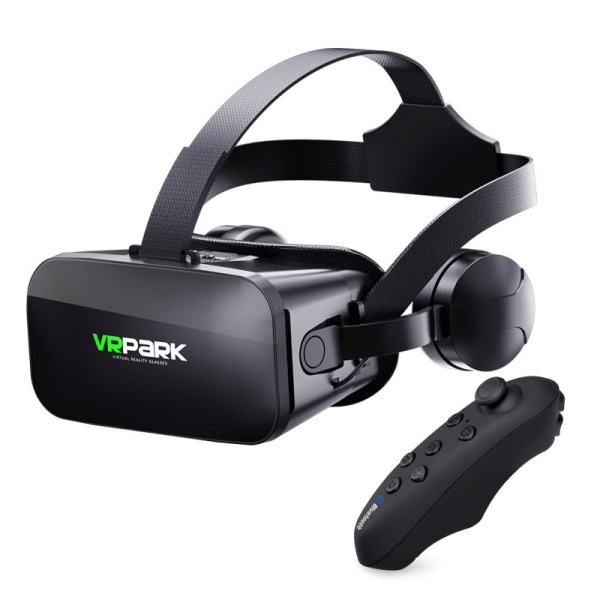 Huvudmonterade VR-glasögon, filmer, spel, virtuell verklighet, 3D digitala glasögon, familjesammankomster Black