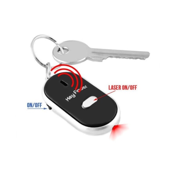 2-PACK Nyckelring med Key Finder Black