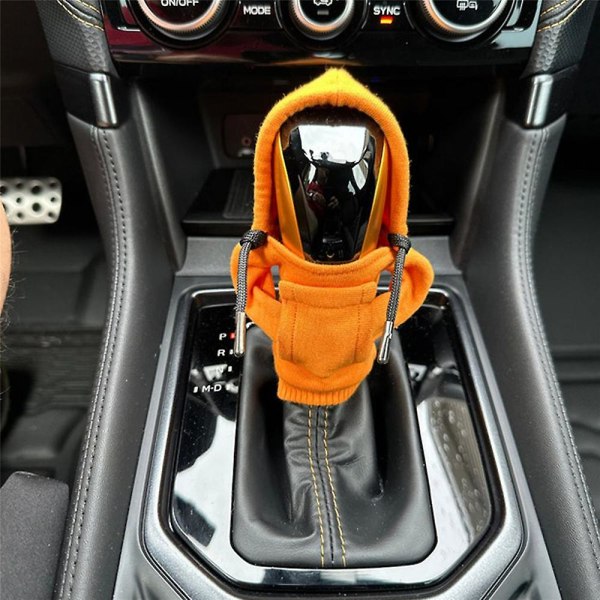 Gear Shift Knob Hoodie Sweatshirt Bil Mode Interiör Rolig Shifter Knob Hoodie Cover White