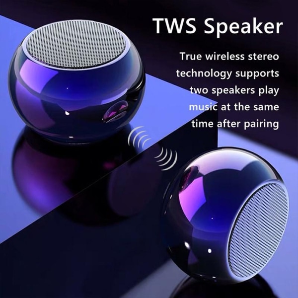 Mini Bluetooth Speaker 5.0 Wireless Speaker Subwoofer Outdoor Sports Bluetooth Speaker Musikspelare
