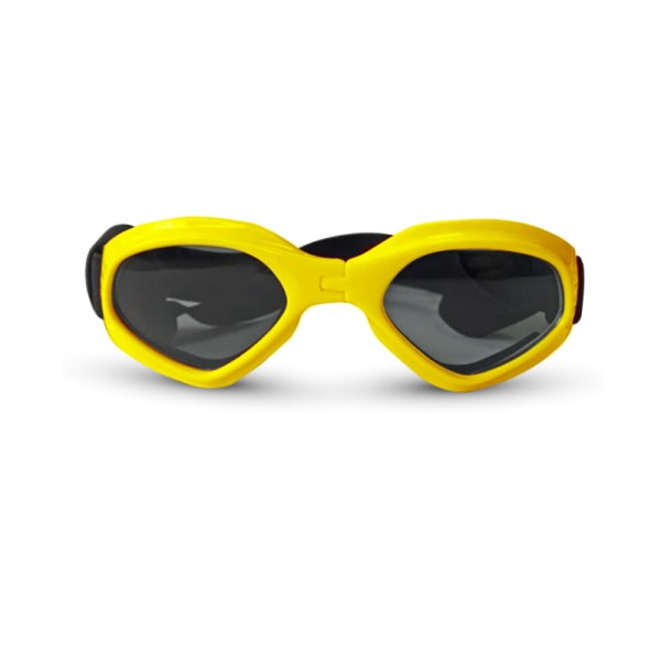 Solglasögon för husdjur Vikbara husdjursglasögon Kreativa husdjursglasögon yellow