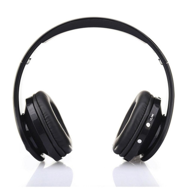Bluetooth hörlurar Trådlösa, Over Ear-headset med mikrofon, hopfällbara och lätta vita White