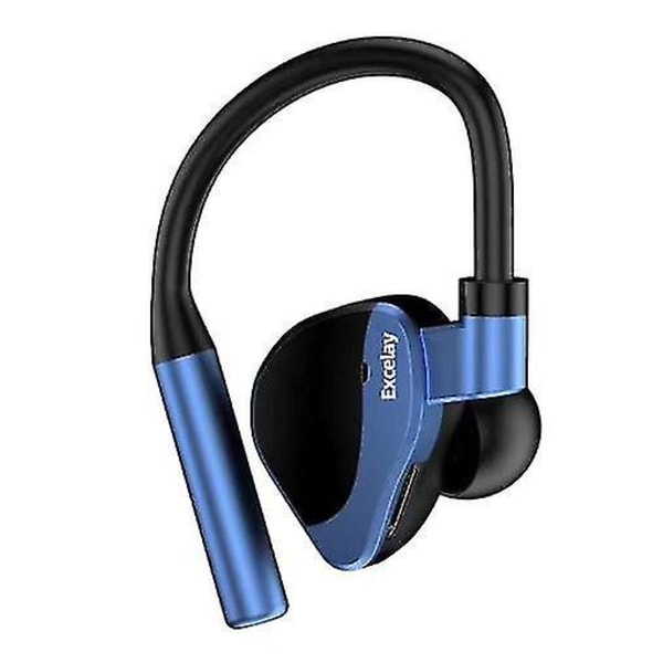Trådlöst Bluetooth headset Bluetooth -headset med ett öra Handsfree Trådlöst headset Blå Blue