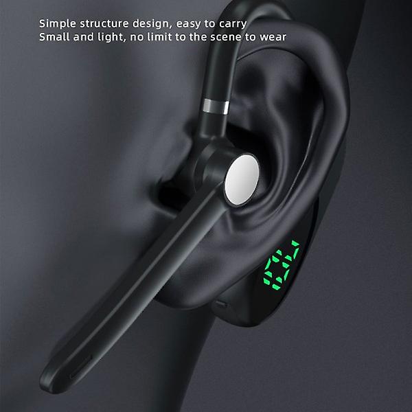 Öronmonterat bluetooth headset bluetooth 5.0 handsfree headset mini trådlöst headset