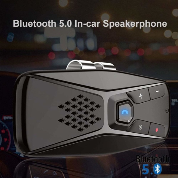 Handsfree Bluetooth 5.0 Car Kit trådlös högtalare