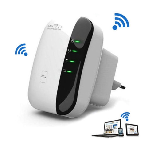 2,4G 300M Wireless-N Wifi Repeater, AP Router Signal Booster Extender förstärkare UK Plug