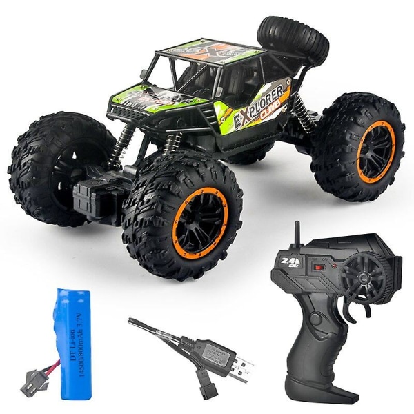 Fjärrkontroll Bil Elektrisk höghastighetsbil Off-Road Drift Toy Green